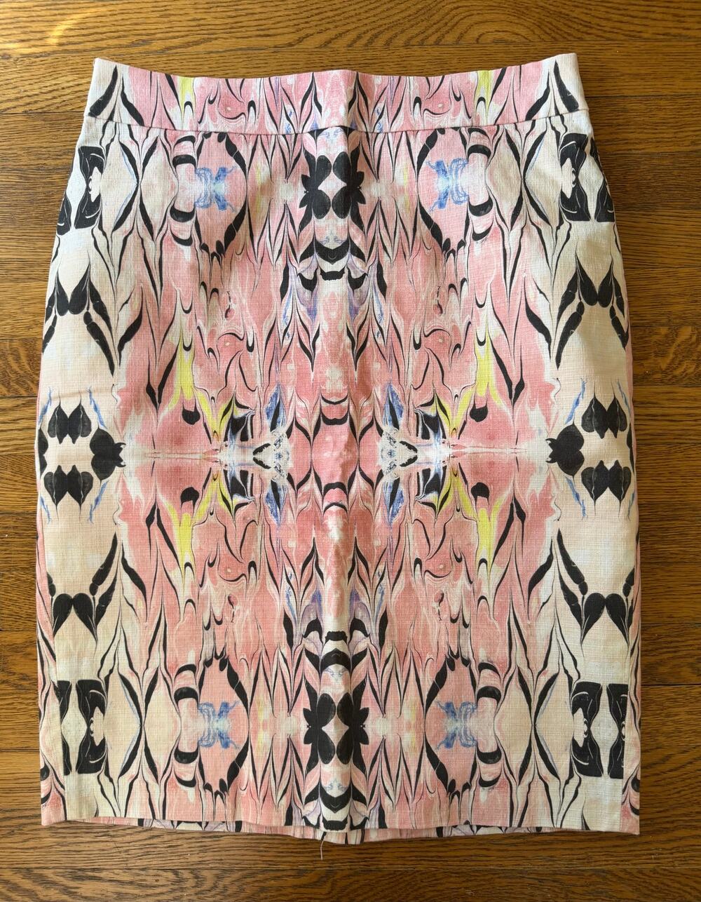 J. Crew Women's Paint Blending Pencil Skirt Size 12